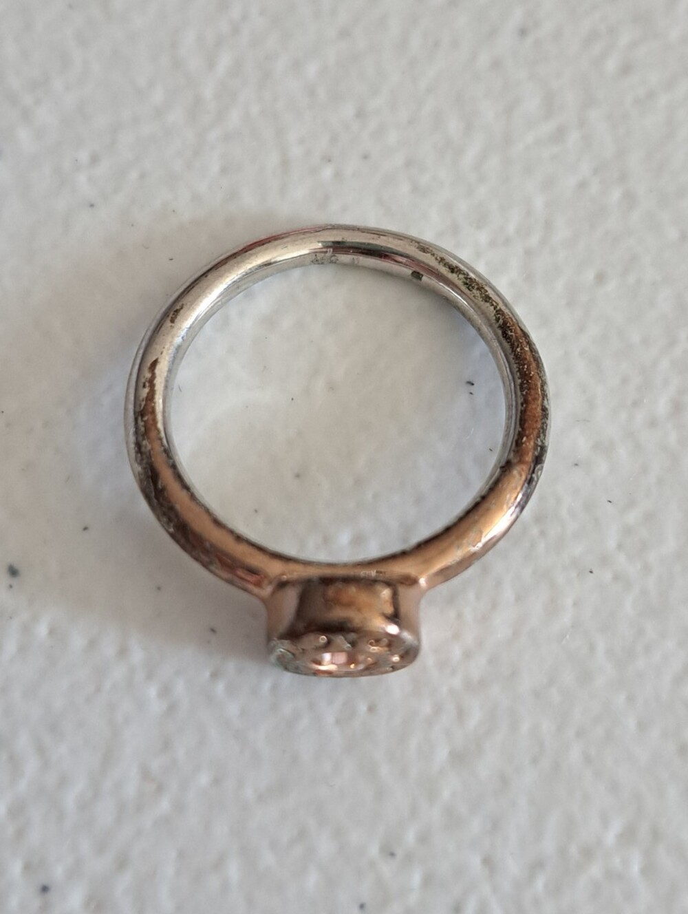 Coach Fashion Rose Gold & Silver Circle Accent Ring Set - Unbranded - Picture 4 of 4
